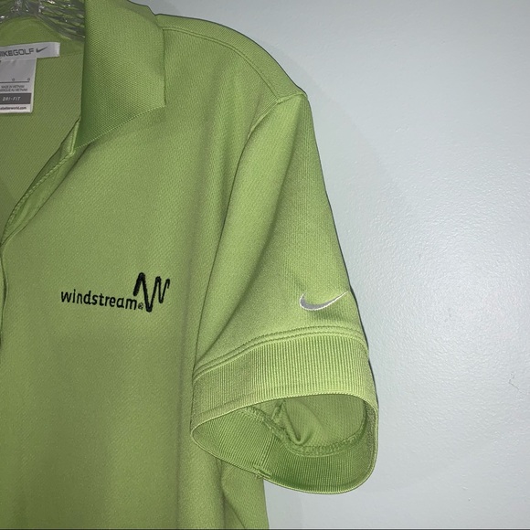 Nike Golf size Large Dri-fit green polo top - Picture 8 of 11